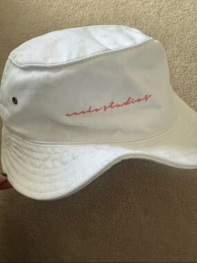 Uncle Studios White Bucket Hat!